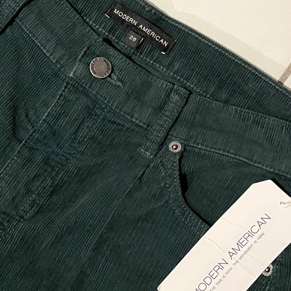 Green corduroy pants - Picture 2 of 3